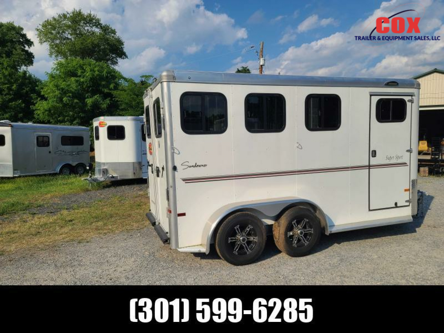 New 2023 Sundowner Trailers 3-horse bumper pull #642 special Horse Trailer
