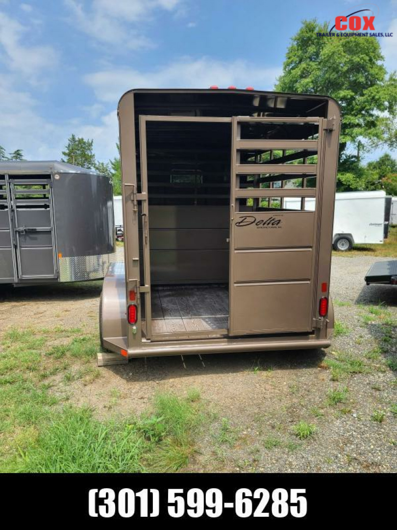New 2025 Delta Trailers 12' extra height bp stock Stock / Stock Combo Trailer