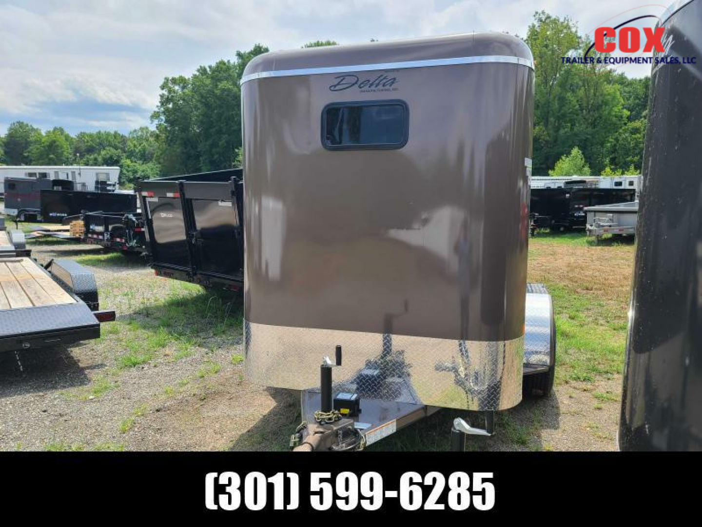 New 2025 Delta Trailers 12' extra height bp stock Stock / Stock Combo Trailer