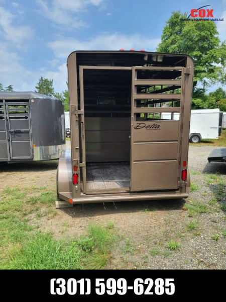 New 2025 Delta Trailers 12' extra height bp stock Stock / Stock Combo Trailer