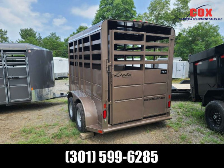 New 2025 Delta Trailers 12' extra height bp stock Stock / Stock Combo Trailer