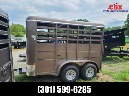 New 2025 Delta Trailers 12' extra height bp stock Stock / Stock Combo Trailer