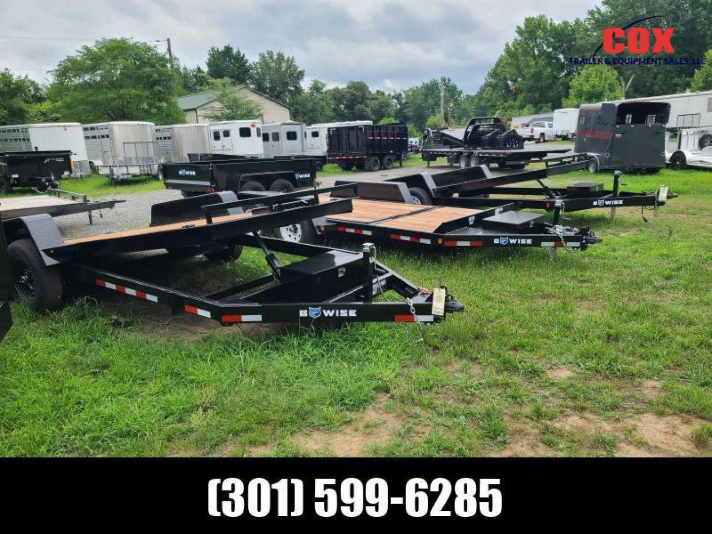 New 2025 BWISE BWise Tilt Bed Specials Equipment Trailer