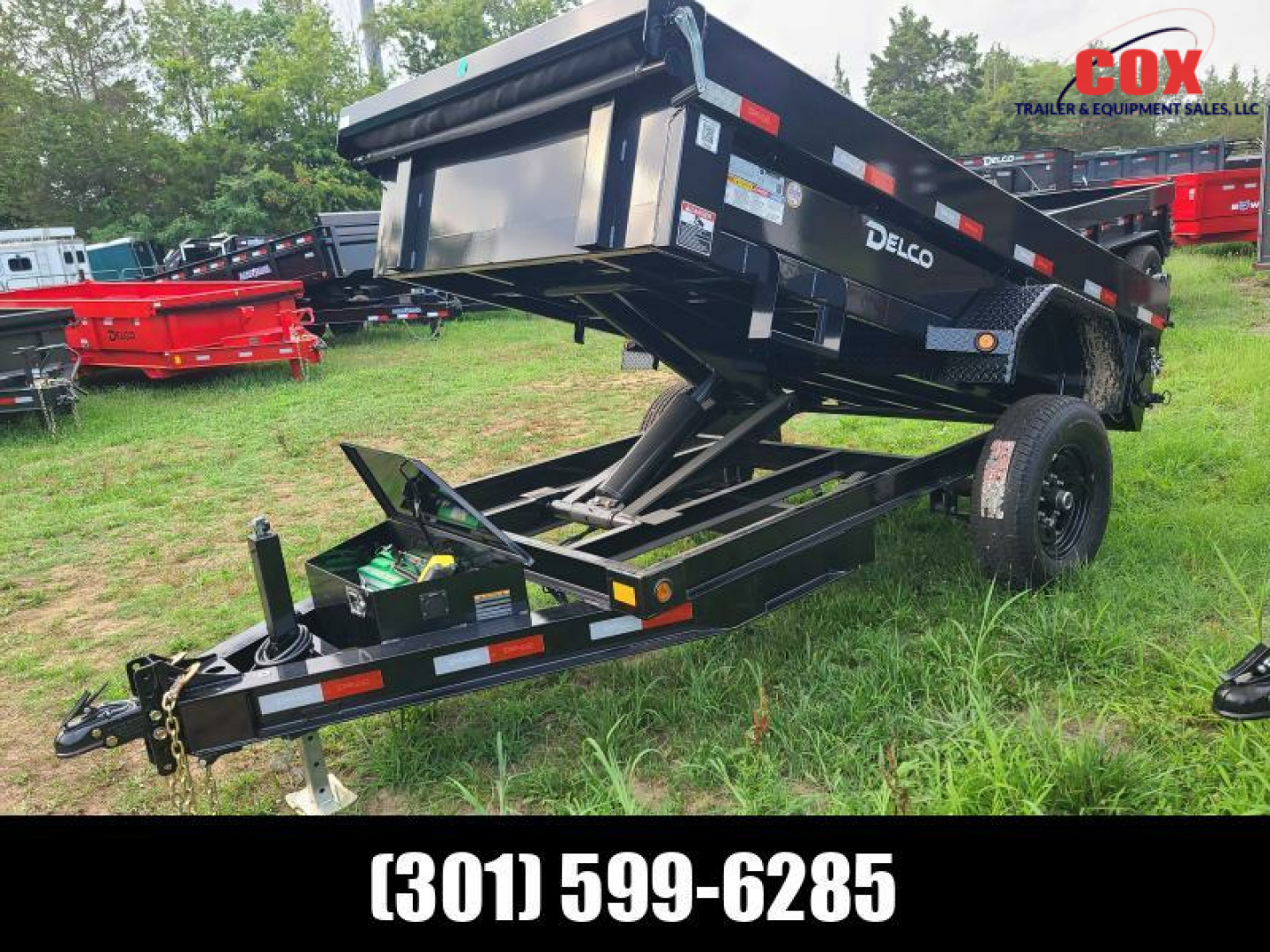 New 2024 Delco Trailers HD Single Axle dump Dump Trailer