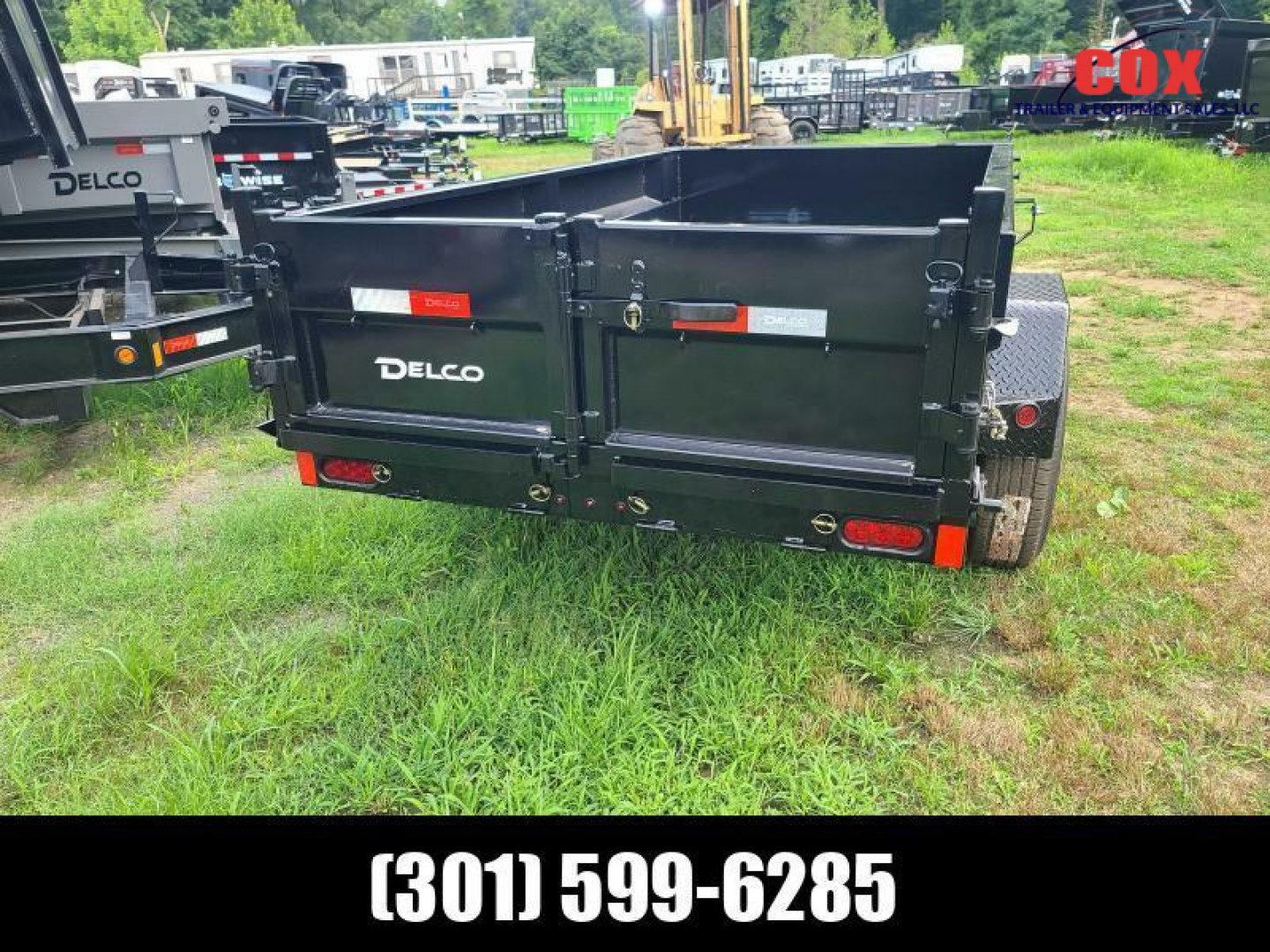 New 2024 Delco Trailers HD Single Axle dump Dump Trailer