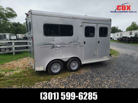 Used 2015 Homesteader Trailers 2-horse warmblood with dressing room extra height Horse Trailer
