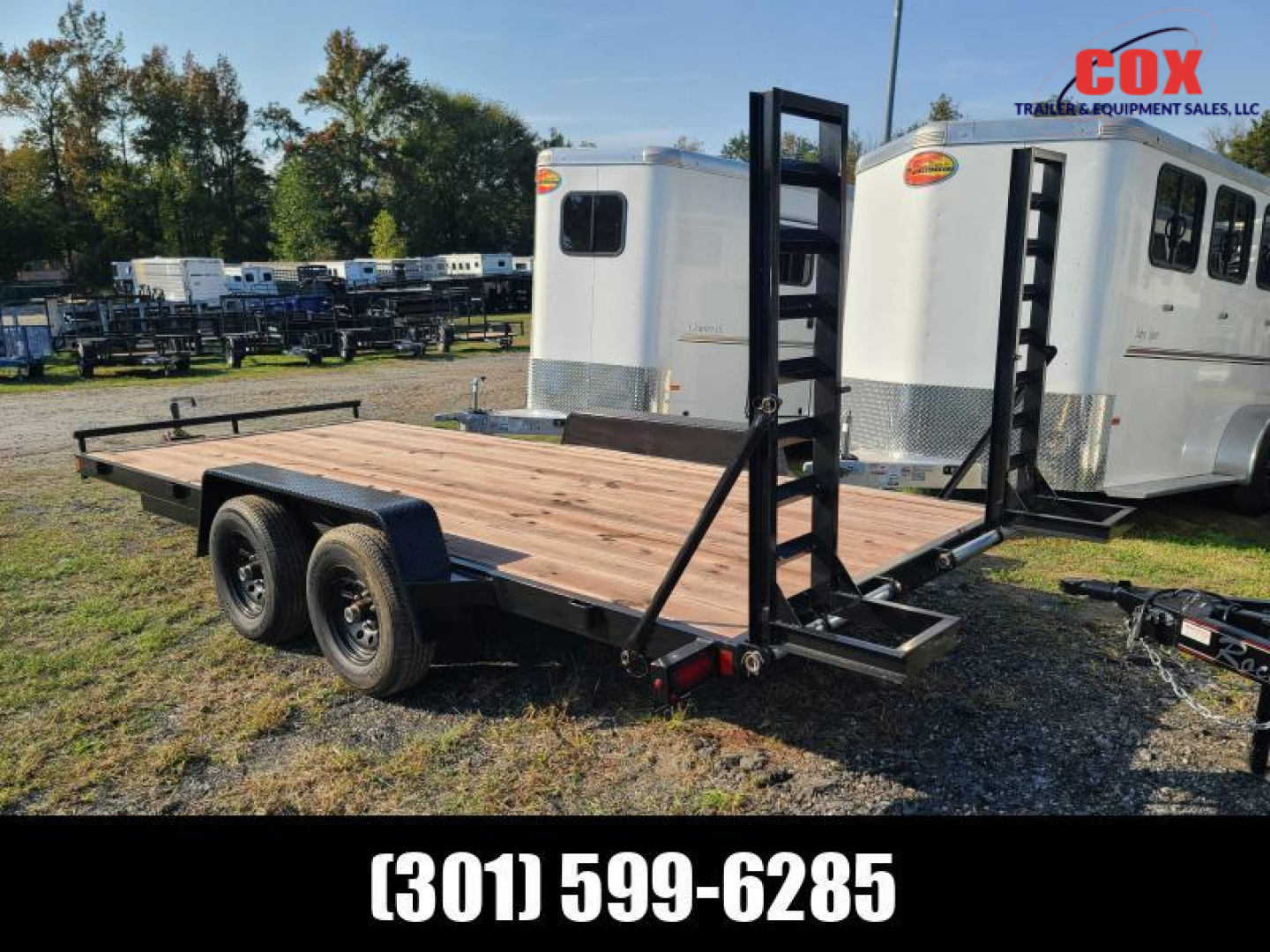 New 2024 BWISE lo pro equipment trailer non cdl Equipment Trailer