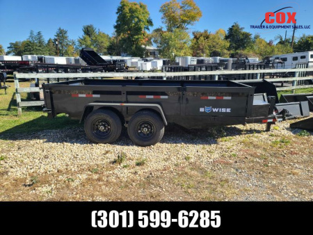 New 2025 BWISE SPECIAL ONE ONLY DUMP 14FT BLACK DUMP Dump Trailer