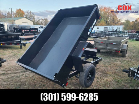 New 2025 BWISE 5 x 8 special dump 5000#LP Dump Trailer