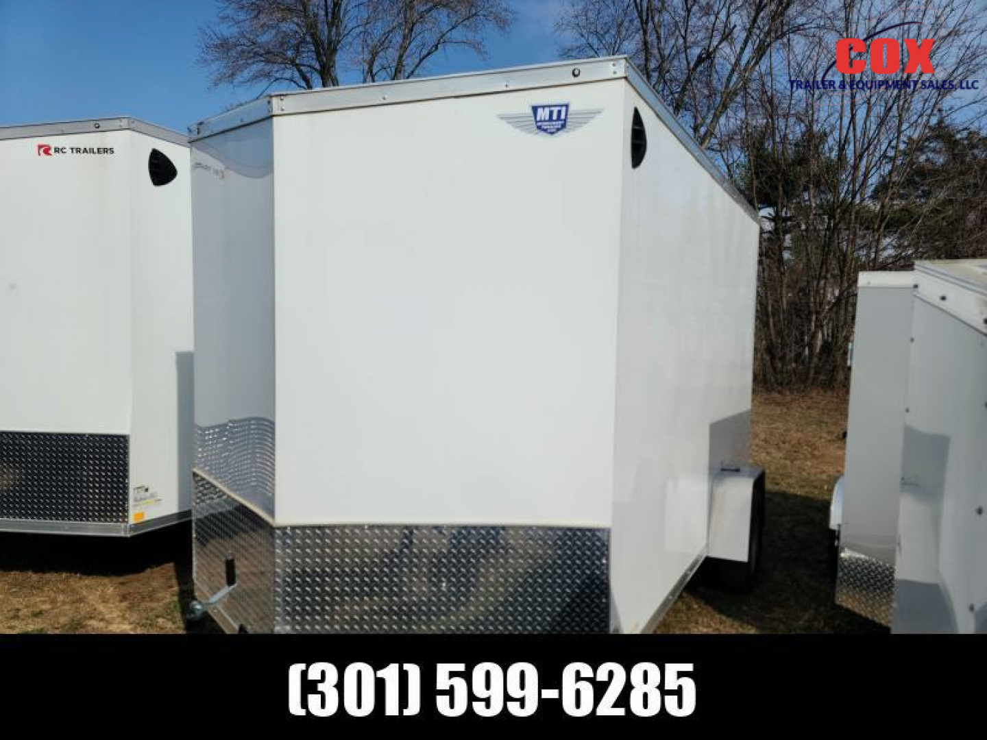 New 2025 MTI Trailers RC 7Wide Deluxe package Cargo / Enclosed Trailer