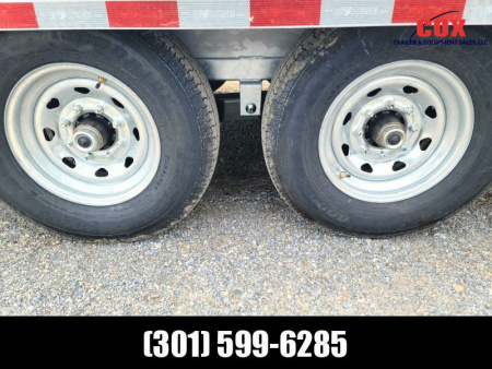 New 2025 BWISE Equipment trailer Galvanized Deck Over Deckover Trailer