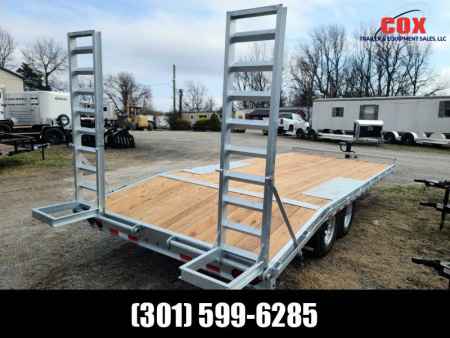 New 2025 BWISE Equipment trailer Galvanized Deck Over Deckover Trailer
