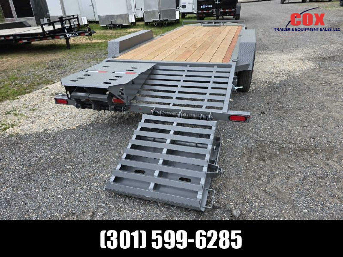 New 2025 BWISE LO-Pro Mega Ramp Equipment Hauler Flatbed Trailer