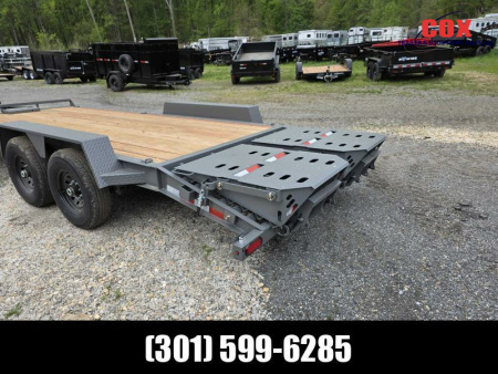 New 2025 BWISE LO-Pro Mega Ramp Equipment Hauler Flatbed Trailer