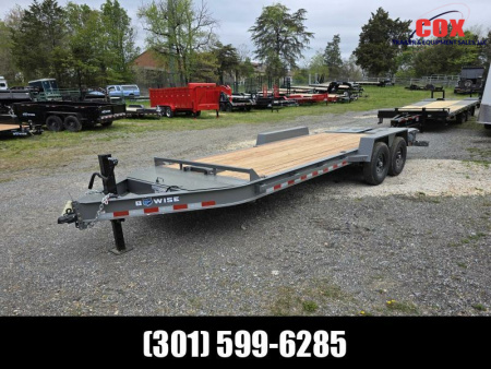 New 2025 BWISE LO-Pro Mega Ramp Equipment Hauler Flatbed Trailer