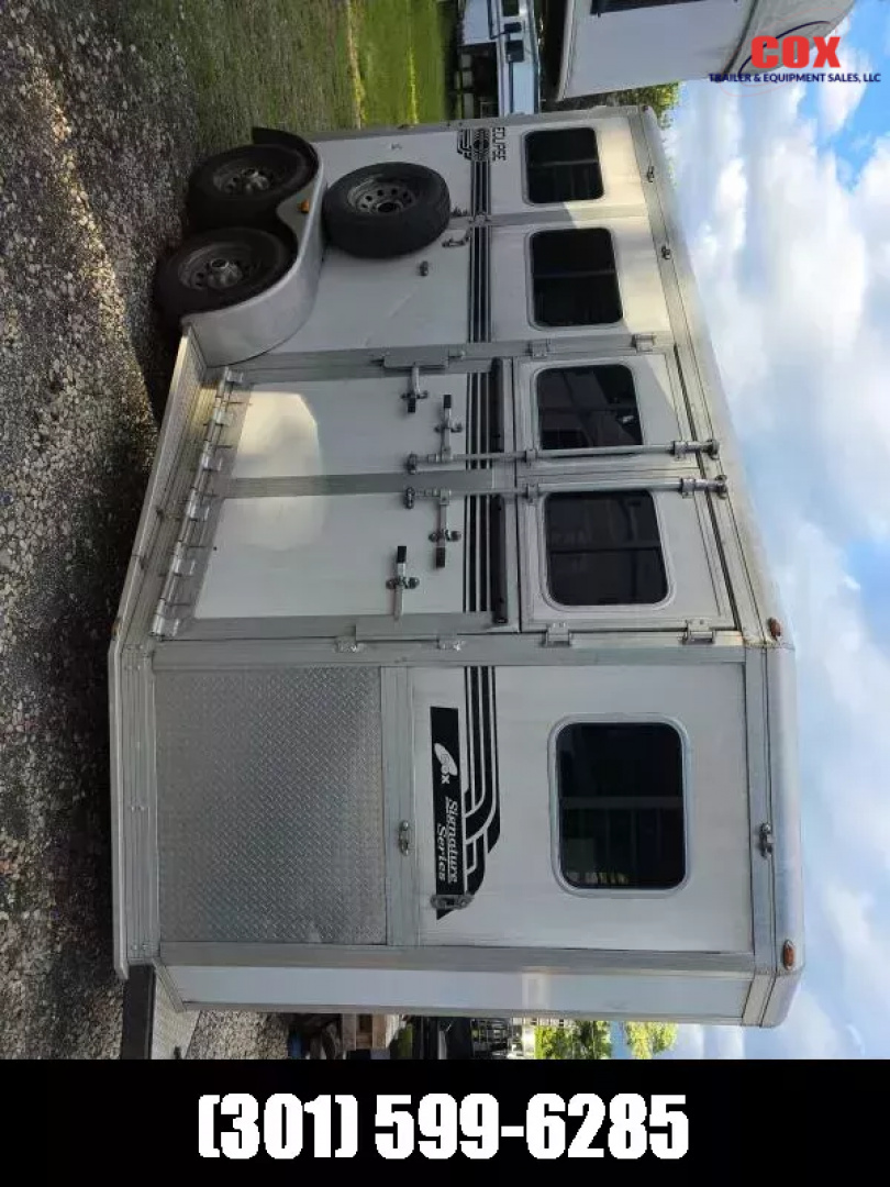 Used 2008 Eclipse Aluminum Trailers Side Ramp Warm Blood 2-Horse Horse Trailer