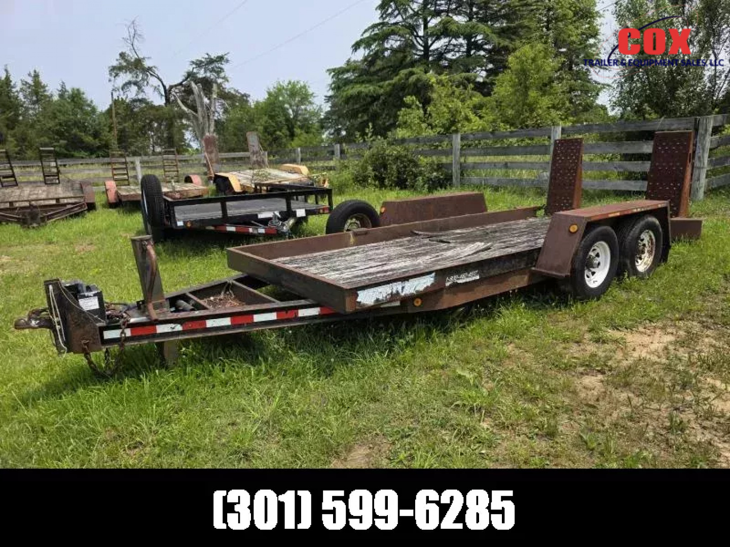 Used 2018  Used Clearance Sale at Cox Trailer Sales Equipment Trailer