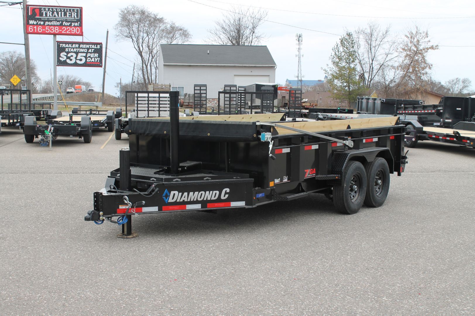 New 2026 Diamond C Trailers LPT207 14x82 Dump Trailer
