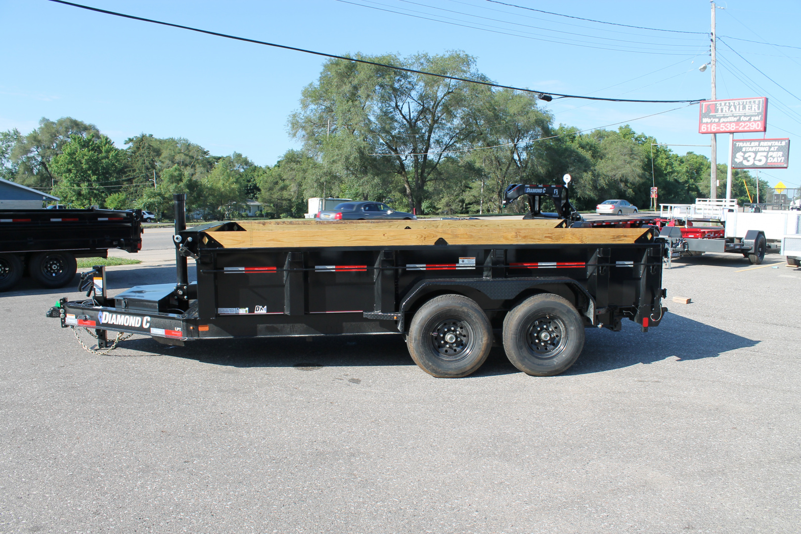 New 2026 Diamond C Trailers LPT207 14x82 Dump Trailer