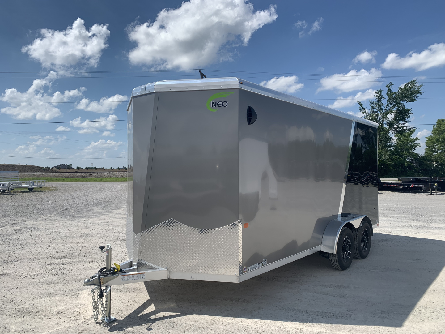 New 2026 NEO TRAILERS NAV167TR (7' X 16') 7K V-Nose Cargo / Enclosed Trailer