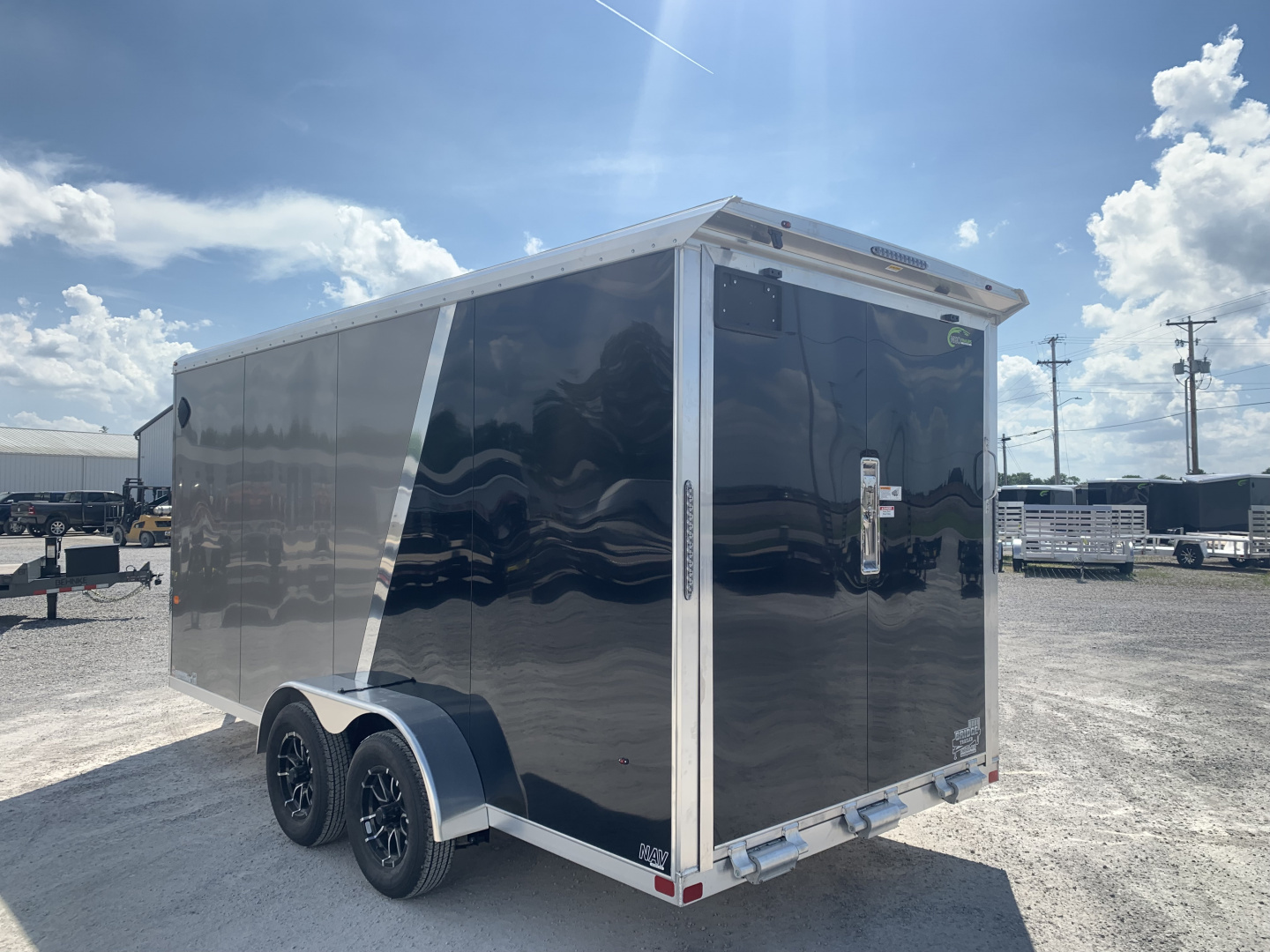 New 2026 NEO TRAILERS NAV167TR (7' X 16') 7K V-Nose Cargo / Enclosed Trailer