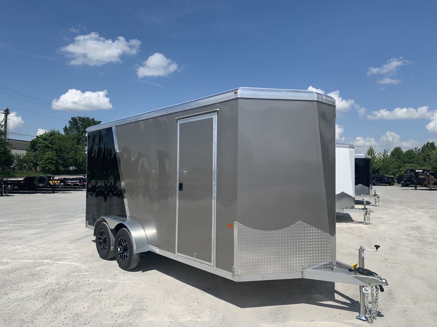 New 2026 NEO TRAILERS NAV167TR (7' X 16') 7K V-Nose Cargo / Enclosed Trailer