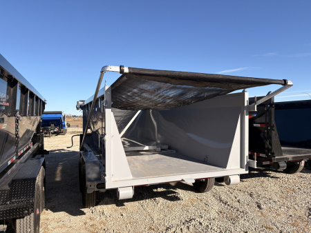 New 2026 Horizon Trailers 102''X16' ROLL OFF TRAILER SYSTEM W/4' BIN 14000 GVWR Dump Trailer