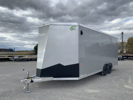 New 2026 NEO Trailers NAUX2085R12 (8.5' X 20') 7K V-NOSE Car / Racing Trailer