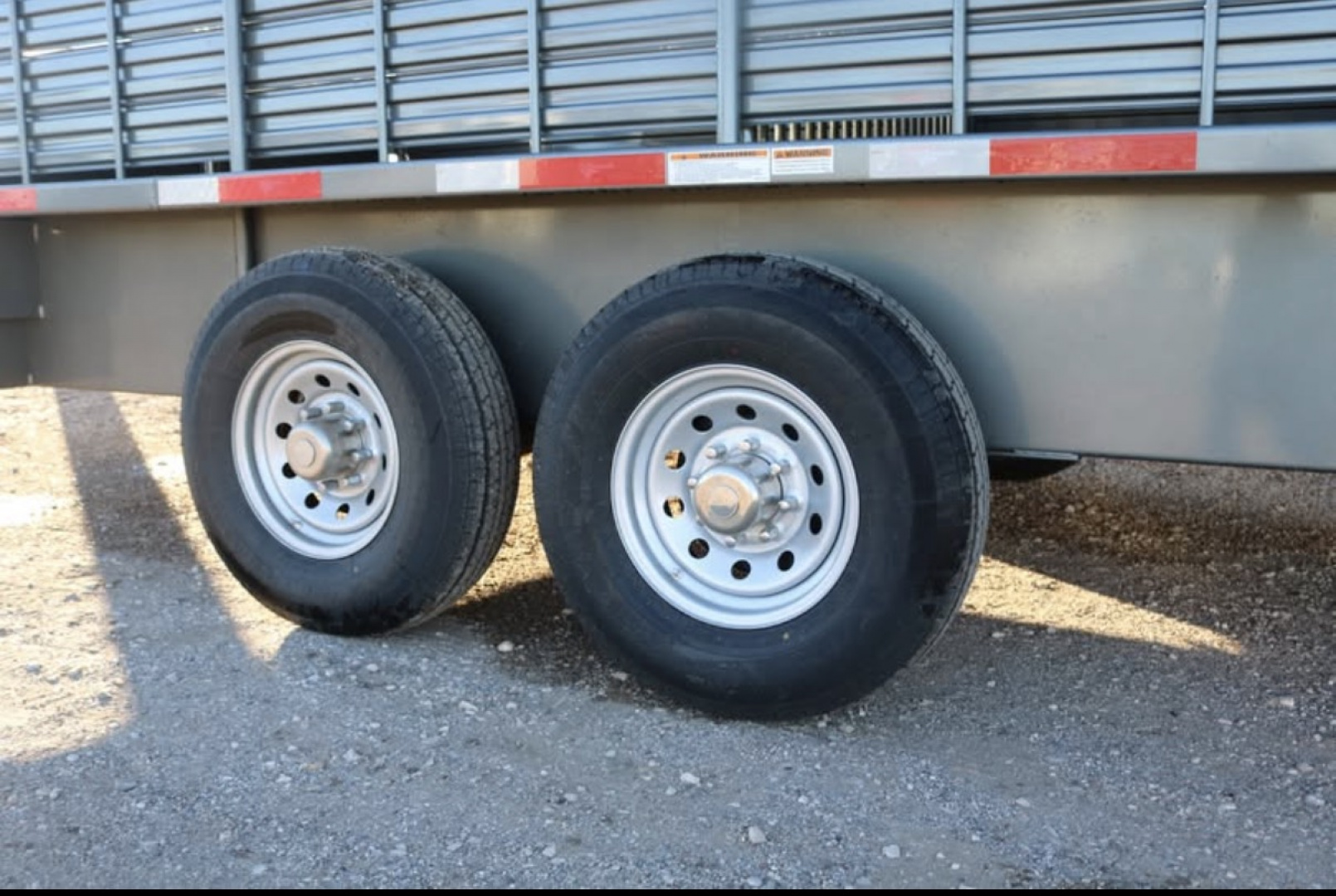 New 2025 Gooseneck Trailer MFG 20"X6'8" STOCK COMBO Stock / Stock Combo Trailer