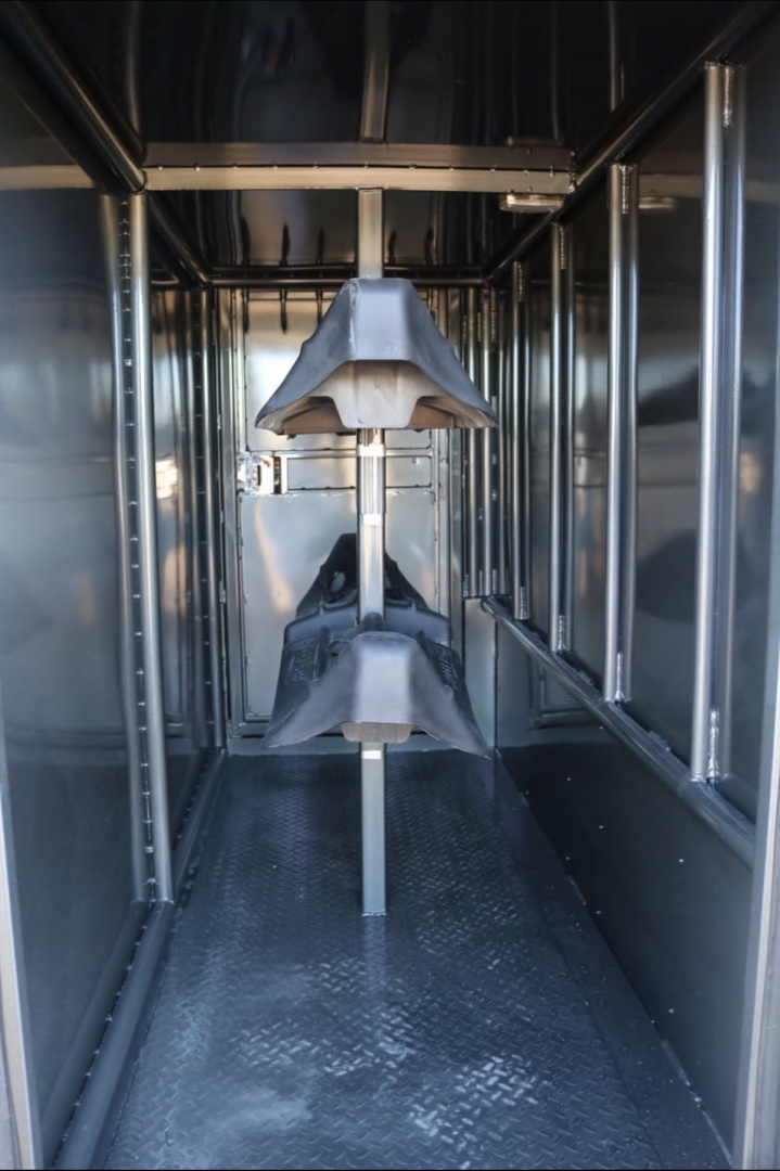 New 2025 Gooseneck Trailer MFG 20"X6'8" STOCK COMBO Stock / Stock Combo Trailer