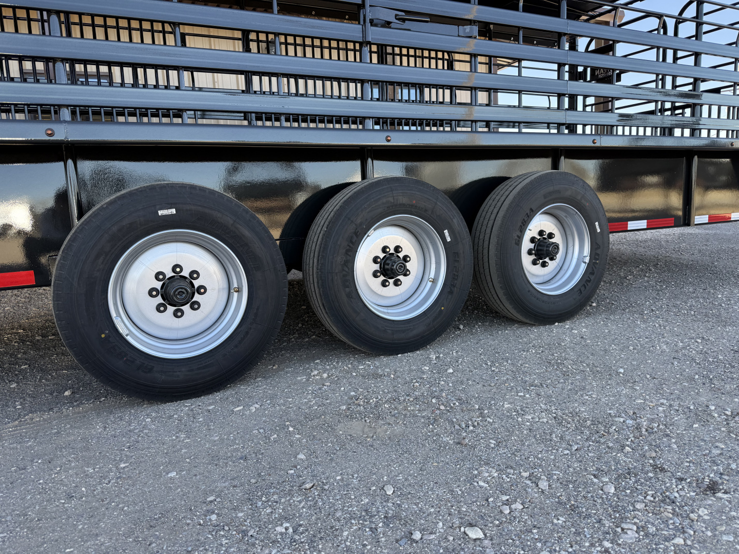 New 2026 Galyean 36X6"8 CANVAS TOP Stock / Stock Combo Trailer