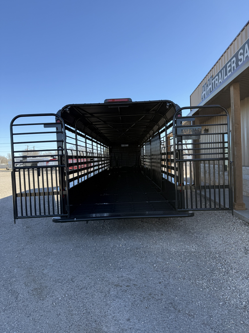 New 2026 Galyean 36X6"8 CANVAS TOP Stock / Stock Combo Trailer