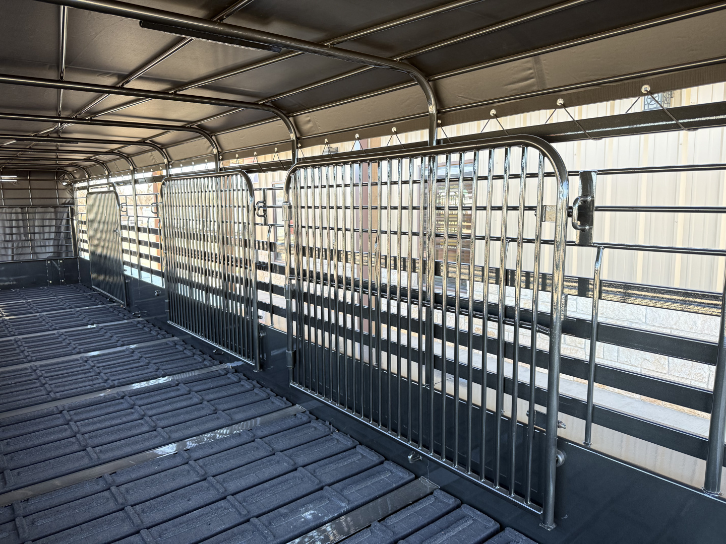 New 2026 Galyean 36X6"8 CANVAS TOP Stock / Stock Combo Trailer