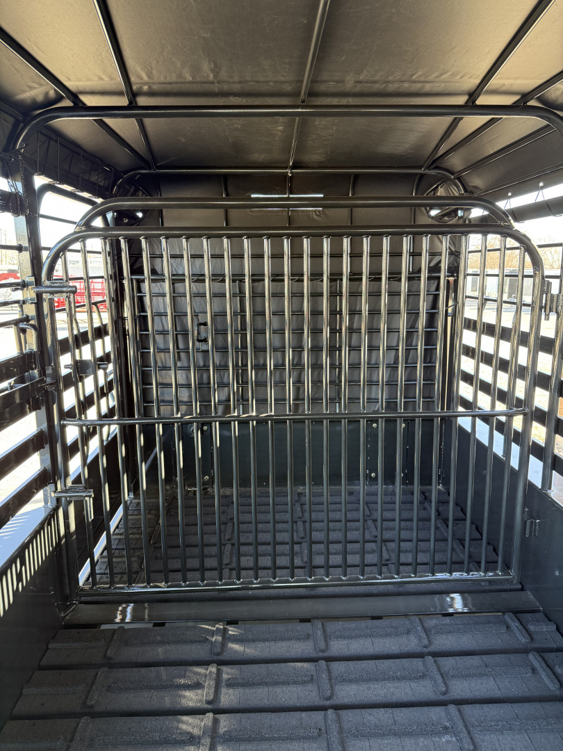 New 2026 Galyean 36X6"8 CANVAS TOP Stock / Stock Combo Trailer