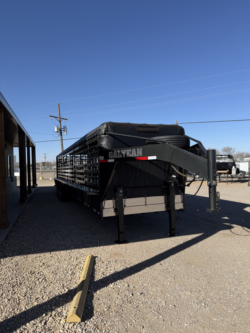 New 2026 Galyean 36X6"8 CANVAS TOP Stock / Stock Combo Trailer