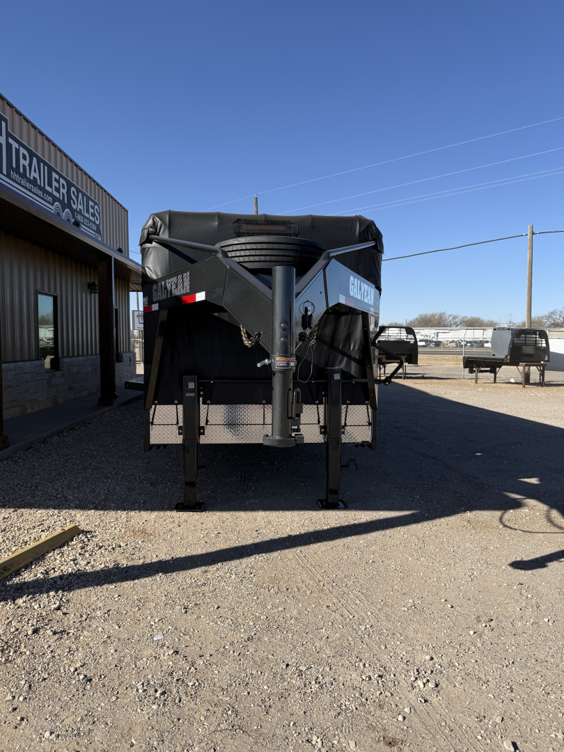 New 2026 Galyean 36X6"8 CANVAS TOP Stock / Stock Combo Trailer