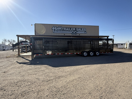 New 2026 Galyean 36X6 8 CANVAS TOP Stock / Stock Combo Trailer