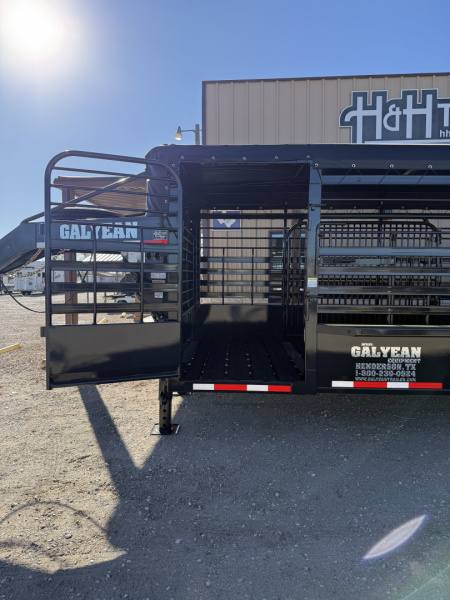 New 2026 Galyean 36X6"8 CANVAS TOP Stock / Stock Combo Trailer