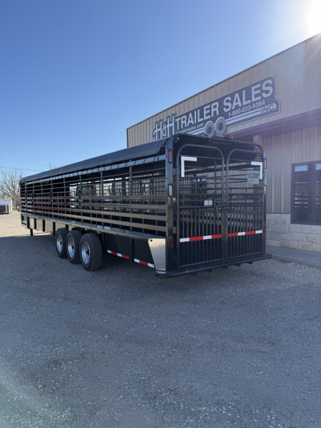 New 2026 Galyean 36X6"8 CANVAS TOP Stock / Stock Combo Trailer