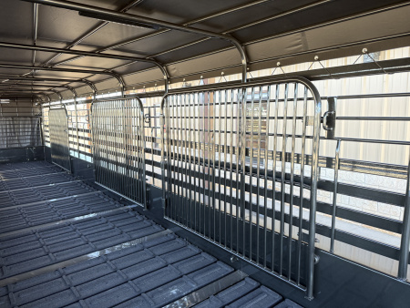 New 2026 Galyean 36X6"8 CANVAS TOP Stock / Stock Combo Trailer