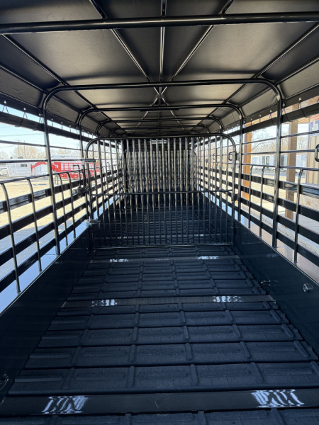 New 2026 Galyean 36X6"8 CANVAS TOP Stock / Stock Combo Trailer