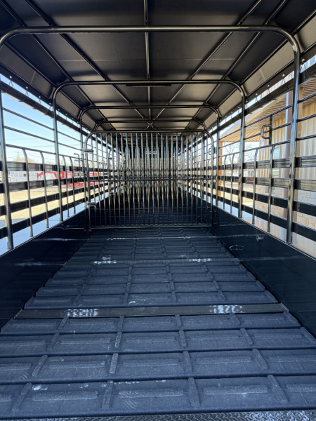 New 2026 Galyean 36X6"8 CANVAS TOP Stock / Stock Combo Trailer