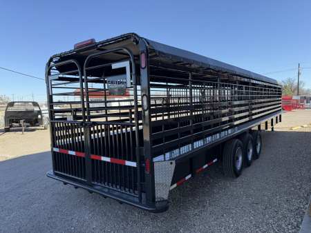 New 2026 Galyean 36X6"8 CANVAS TOP Stock / Stock Combo Trailer