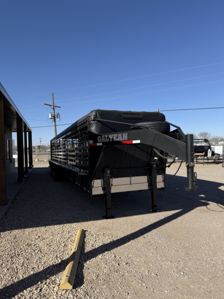 New 2026 Galyean 36X6"8 CANVAS TOP Stock / Stock Combo Trailer