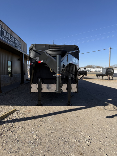 New 2026 Galyean 36X6"8 CANVAS TOP Stock / Stock Combo Trailer