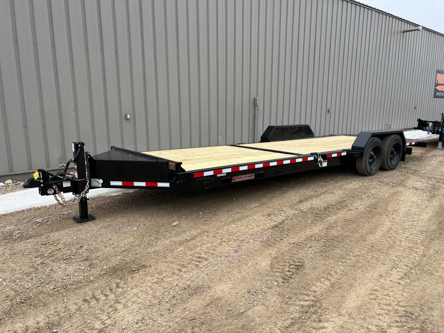New 2026 Midsota 24' Tiltbed 8K Axles Tilt Trailer