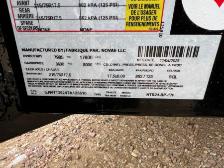 New 2026 Midsota 24' Tiltbed 8K Axles Tilt Trailer