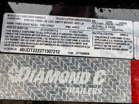 New 2026 Diamond C Trailers 22' HDT Tilt Trailer