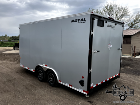 New 2024 Southland Royal 8X20 V-Nose Snowmobile Trailer