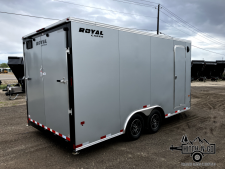 New 2024 Southland Royal 8X20 V-Nose Snowmobile Trailer